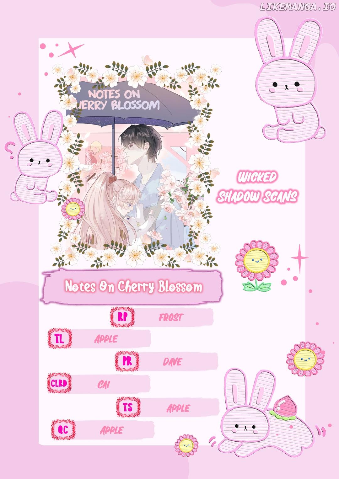Notes on Cherry Blossom Chapter 4 page 0