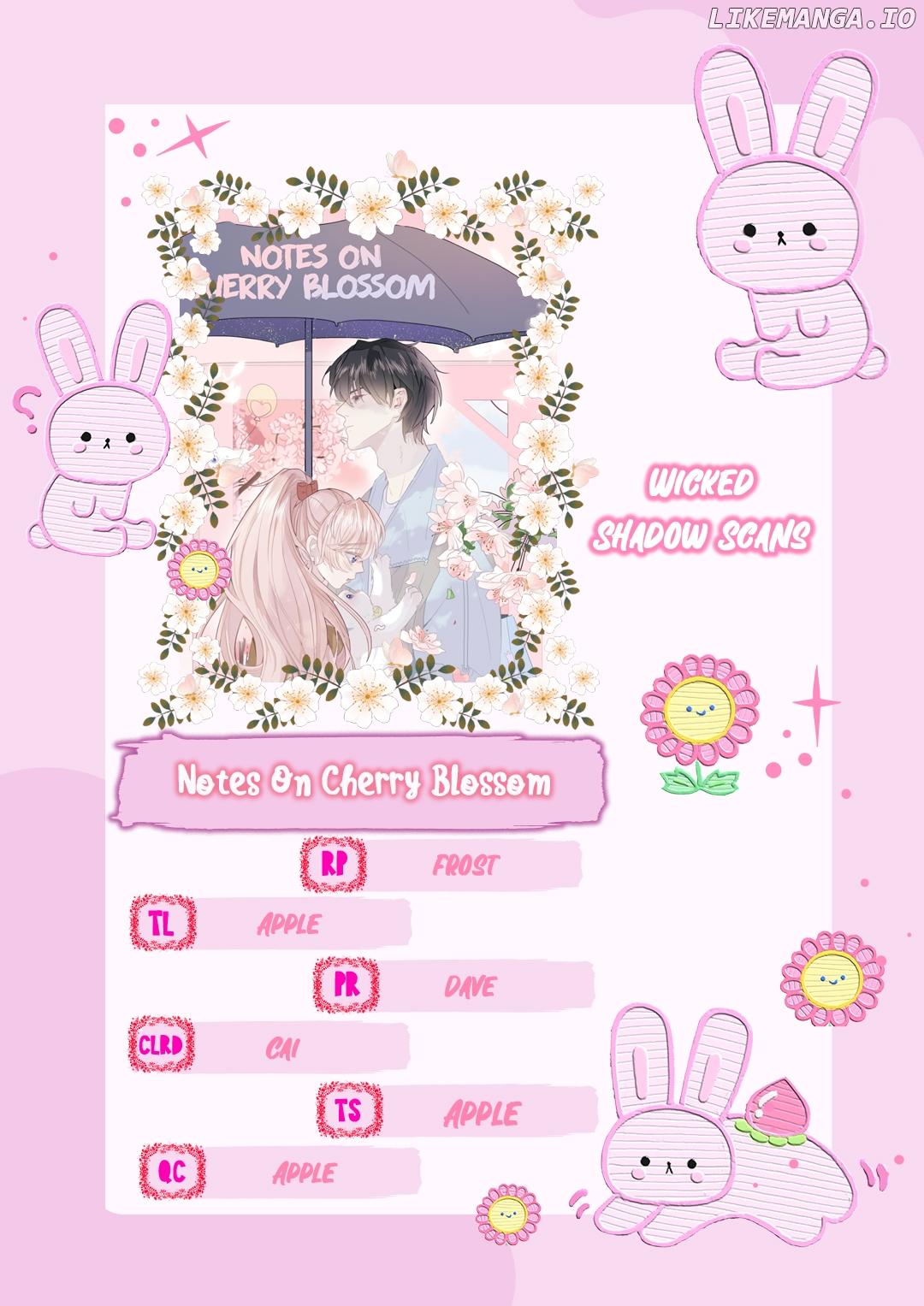 Notes on Cherry Blossom Chapter 5 page 0