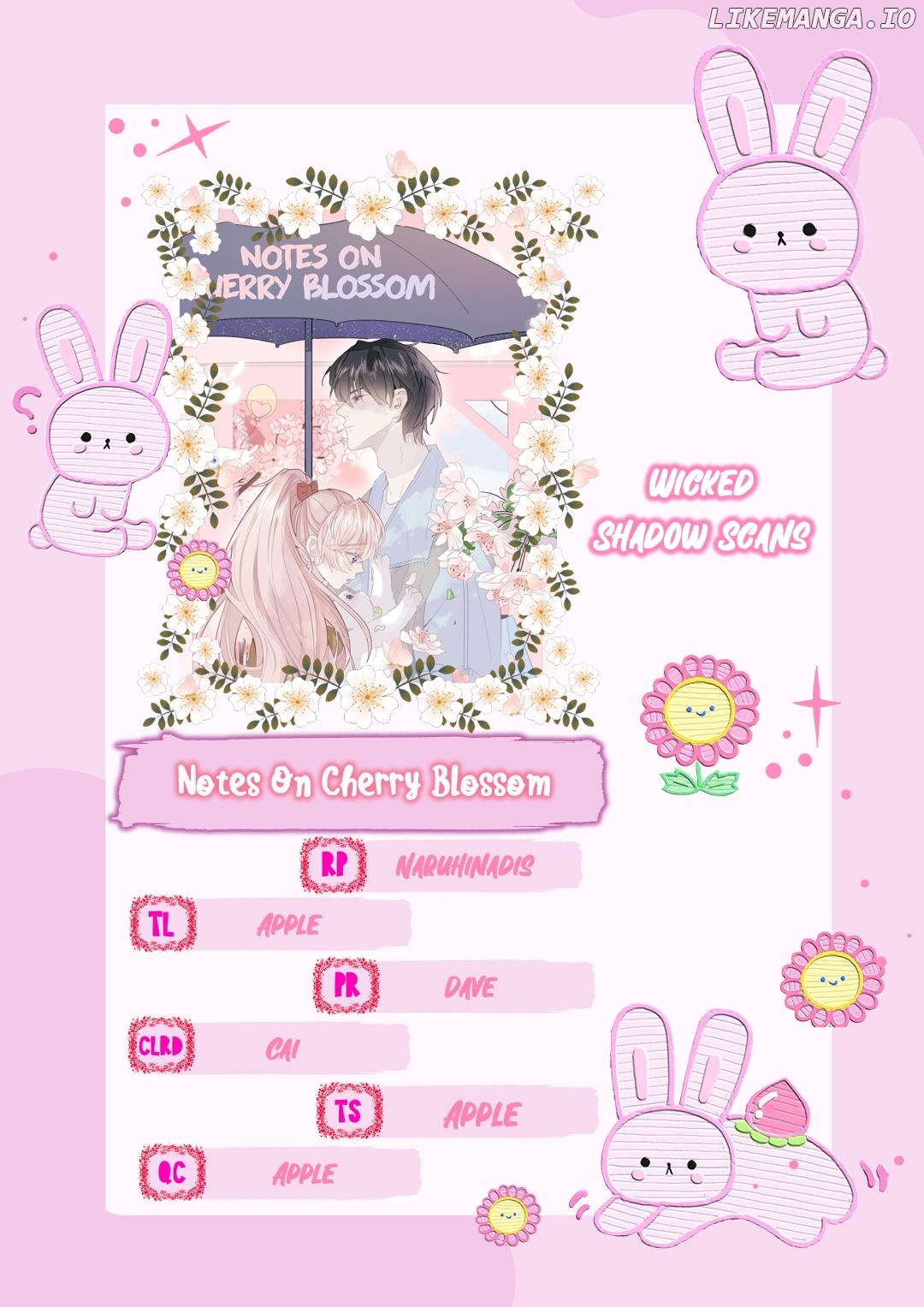 Notes on Cherry Blossom Chapter 6 page 0