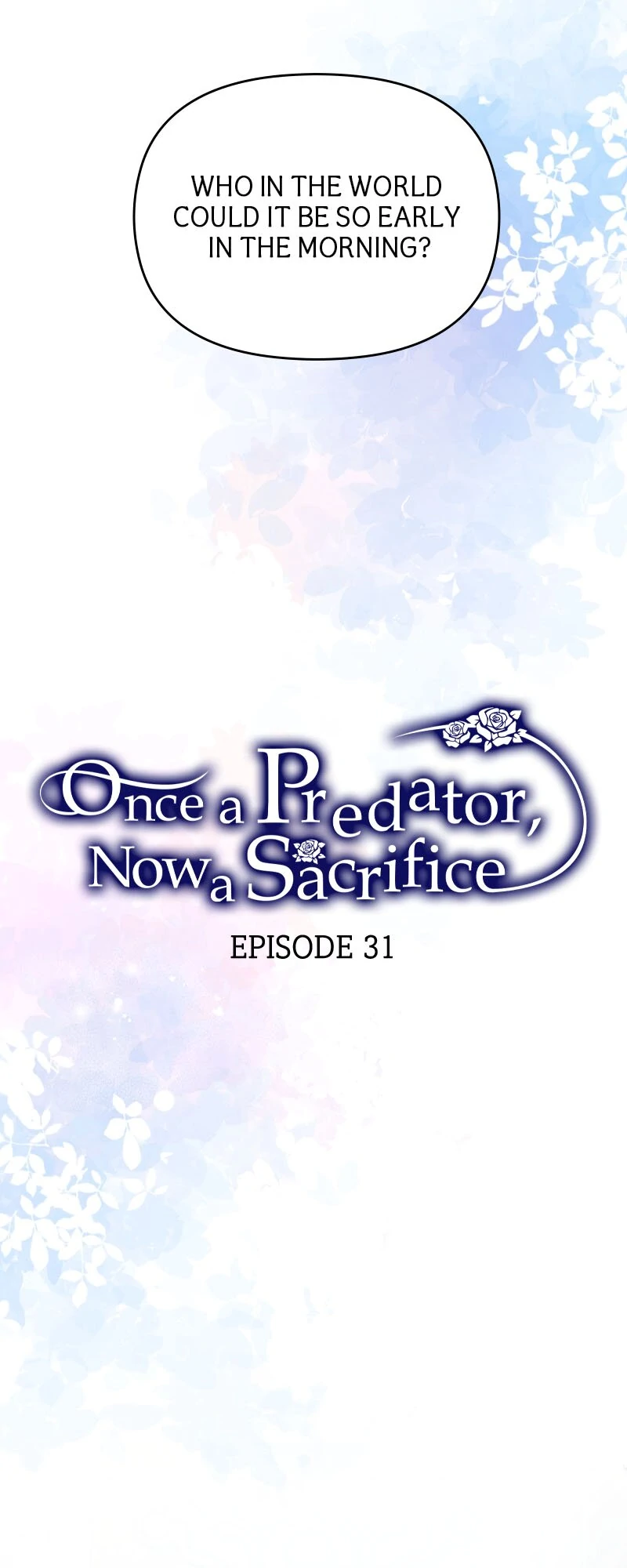 Once a Predator, Now a Sacrifice [Official] Chapter 31 page 6
