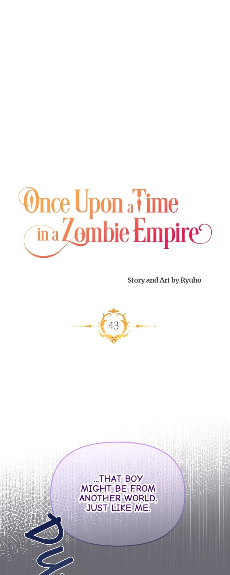 Once Upon a Time in a Zombie Empire Chapter 43 page 0