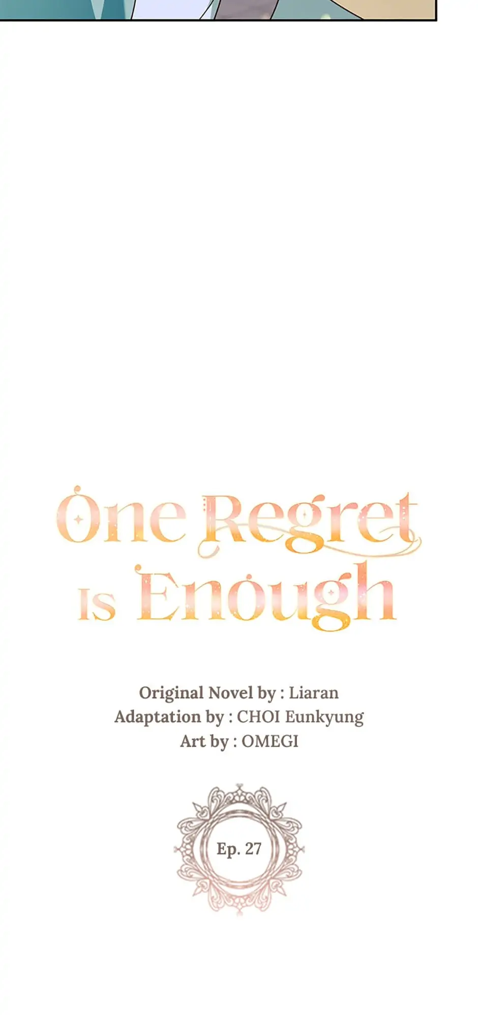 One Regret Is Enough Chapter 27 page 20