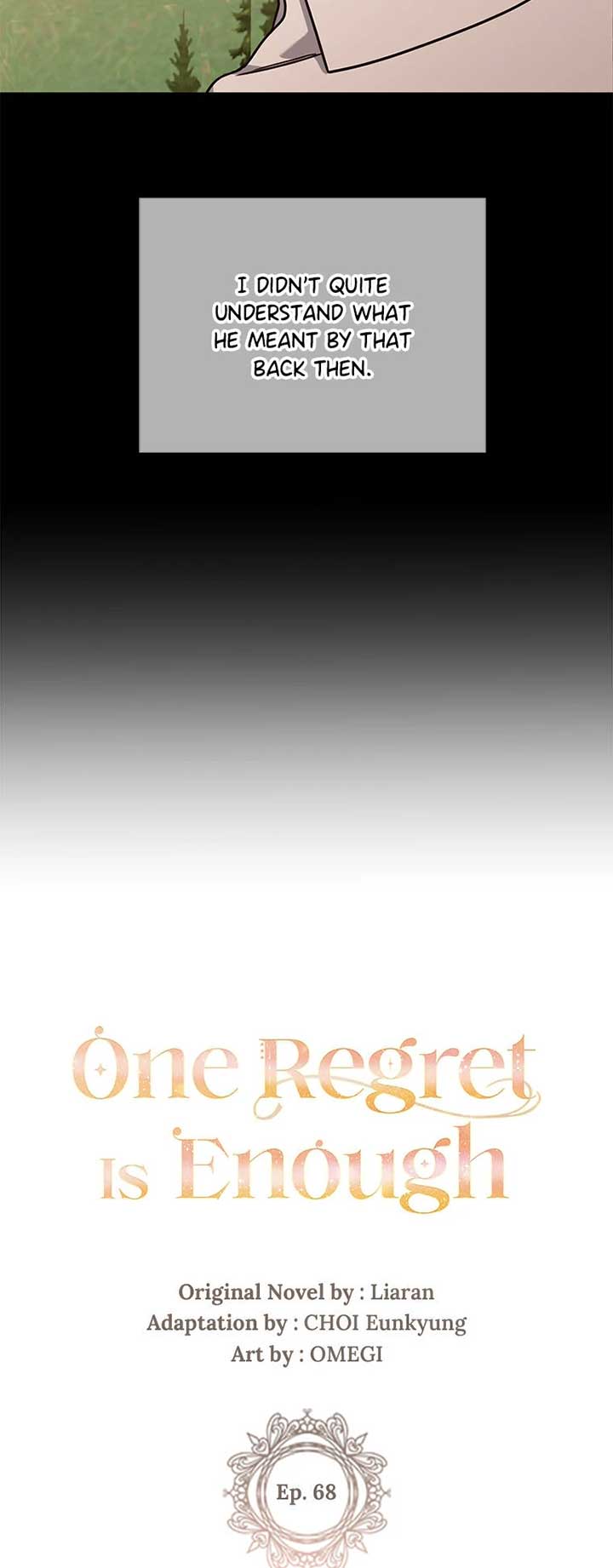 One Regret Is Enough Chapter 68 page 1