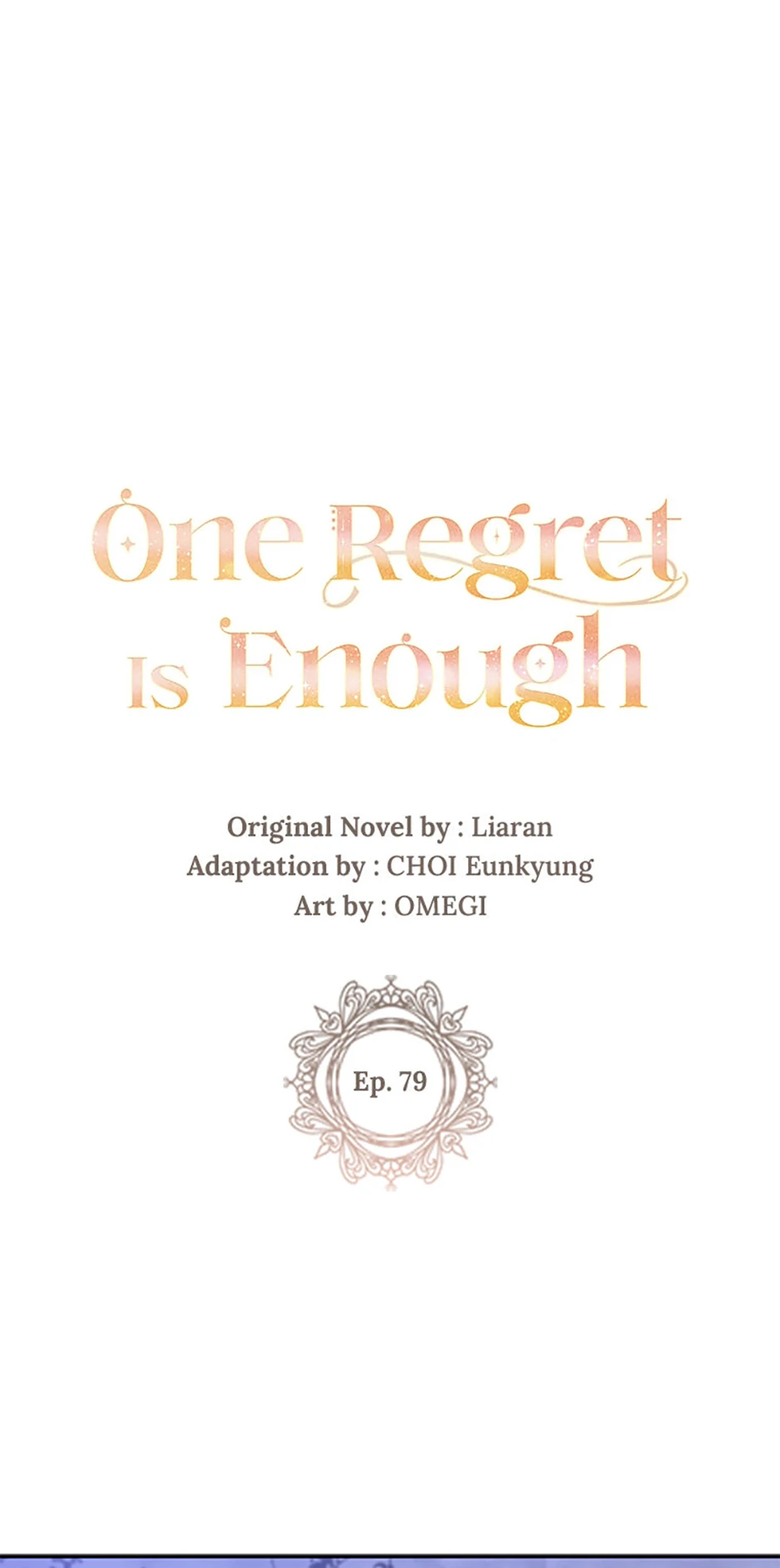 One Regret Is Enough Chapter 79 page 0