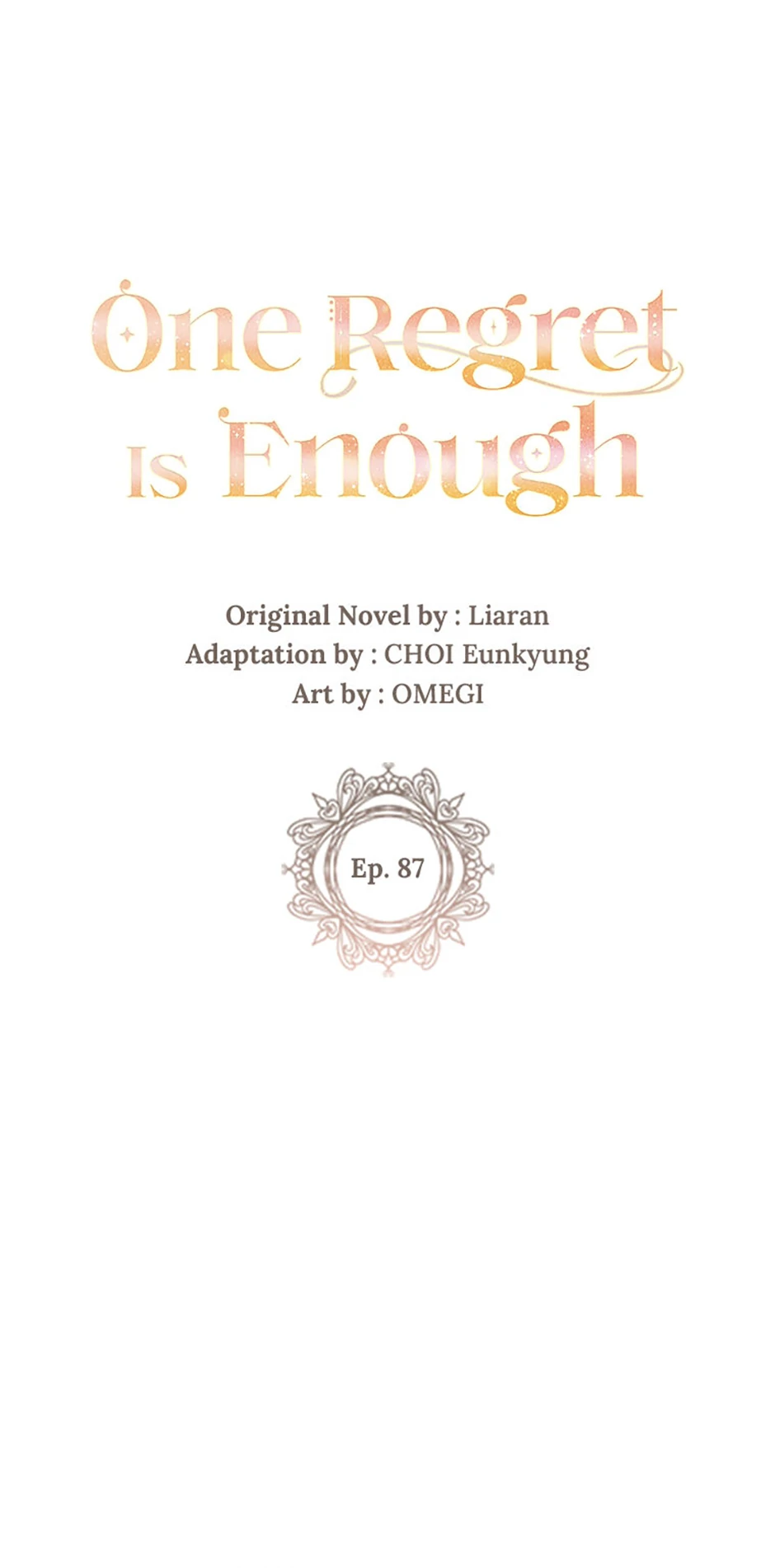 One Regret Is Enough Chapter 87 page 8