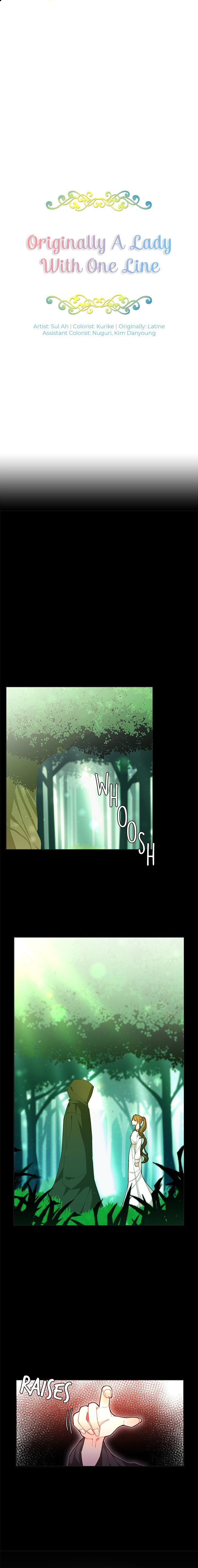 Originally A Lady With One Line Chapter 2 page 1