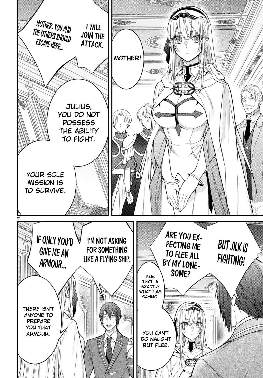 Otomege Sekai wa Mob ni Kibishii Sekai desu Chapter 55 page 23