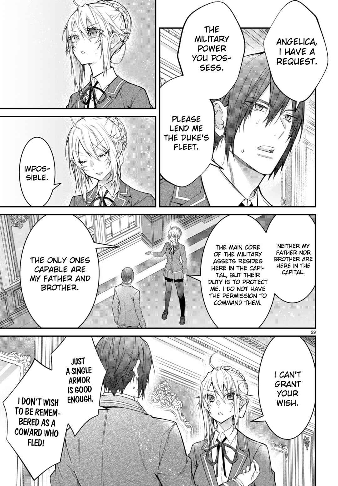 Otomege Sekai wa Mob ni Kibishii Sekai desu Chapter 55 page 28