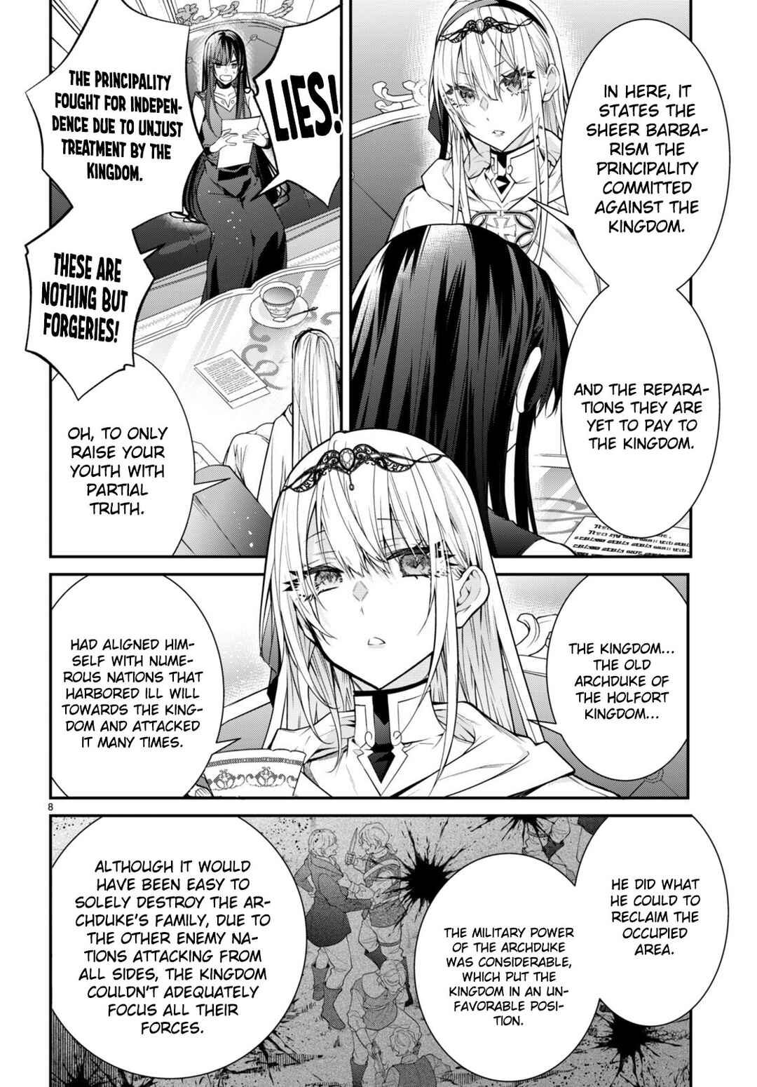 Otomege Sekai wa Mob ni Kibishii Sekai desu Chapter 55 page 7