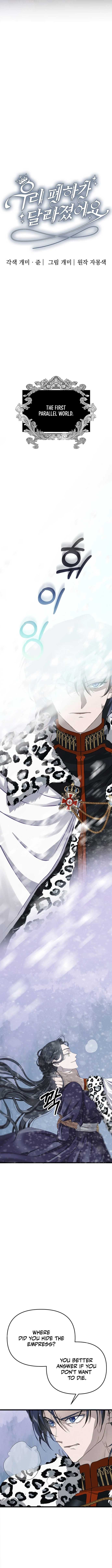 Our Majesty Has Changed Chapter 0.1 page 1
