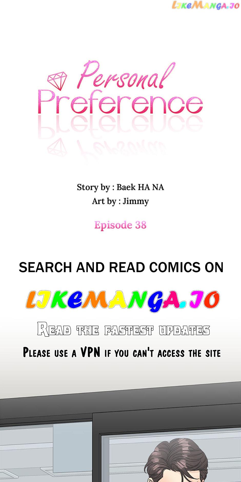 Personal Preference Chapter 38 page 0