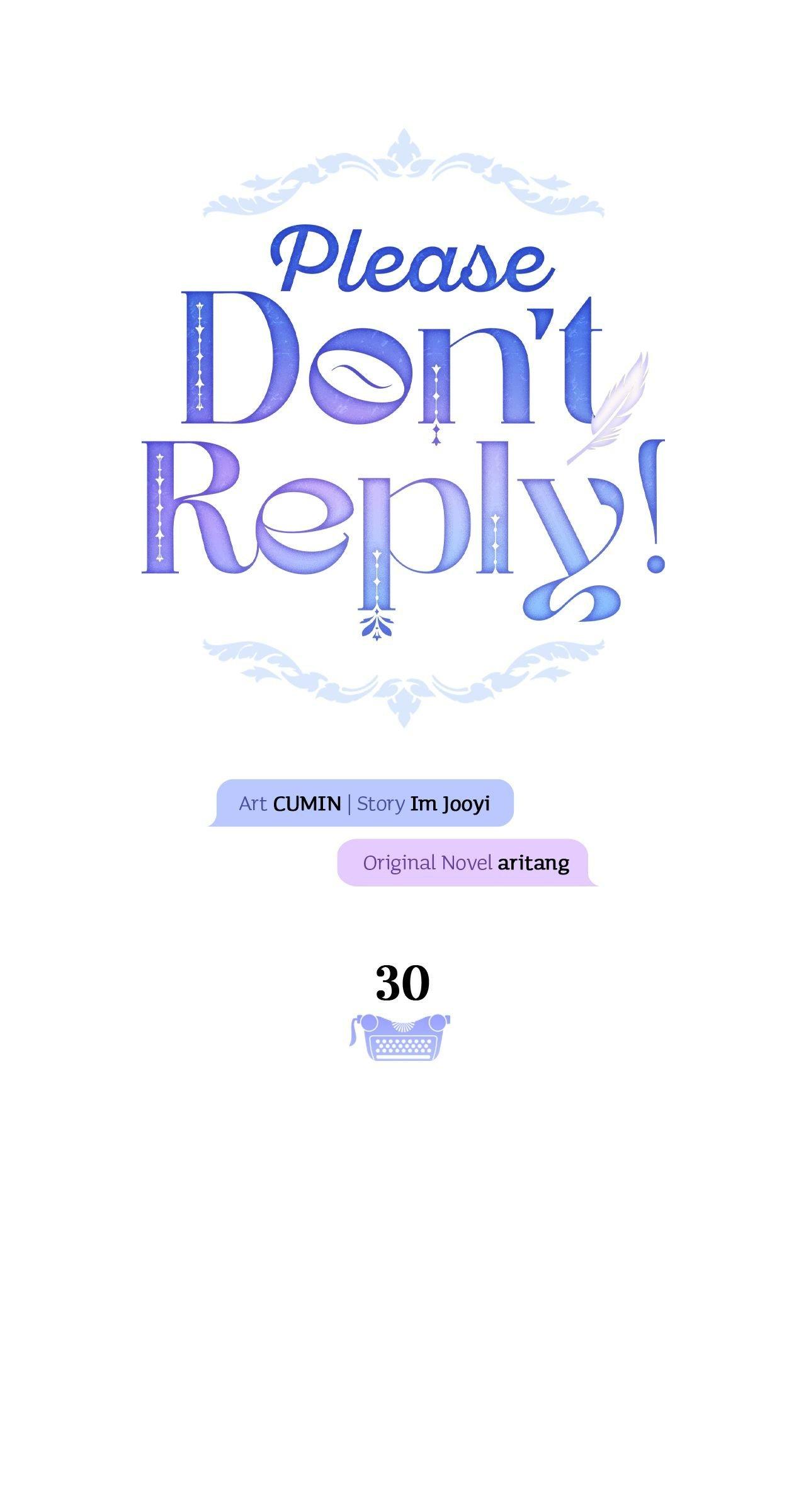 Please Don’t Reply! Chapter 30 page 43