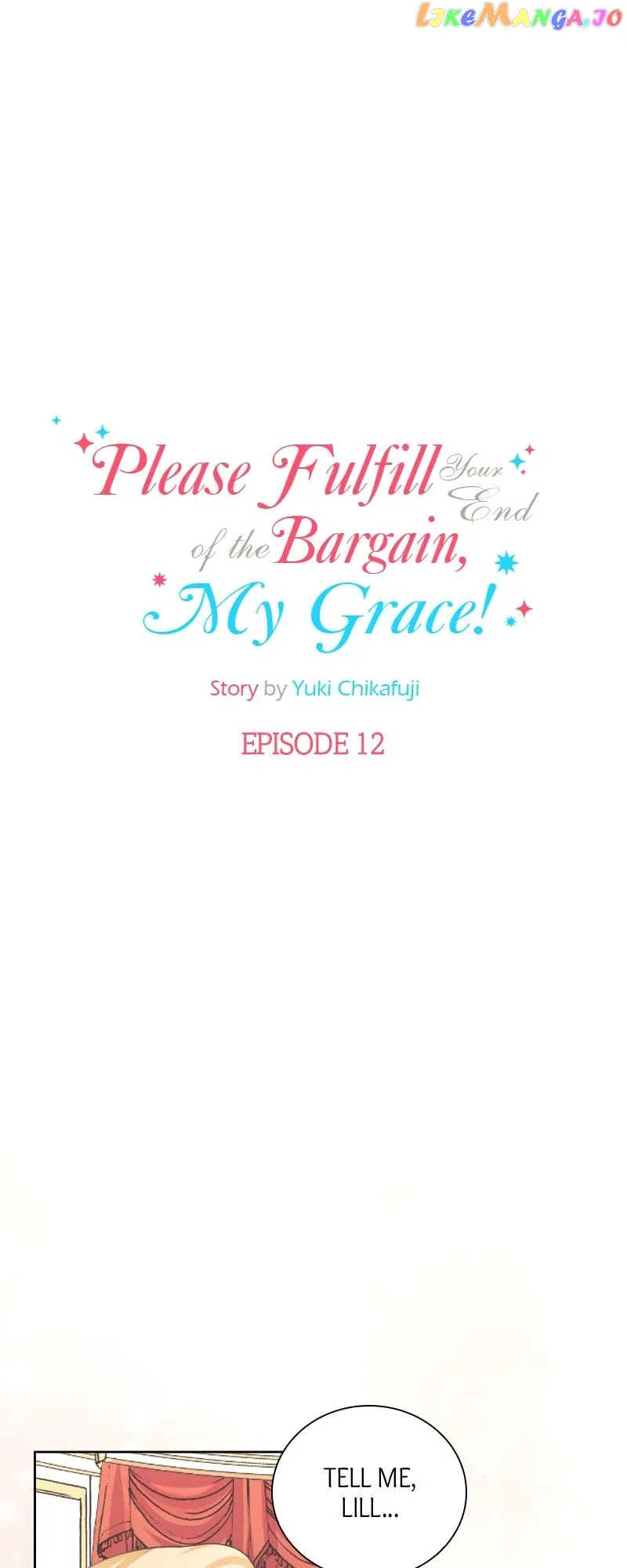 Please Fulfill Your End of the Bargain, My Grace! Chapter 12 page 0