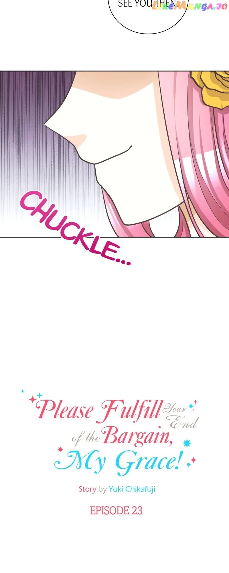 Please Fulfill Your End of the Bargain, My Grace! Chapter 23 page 19