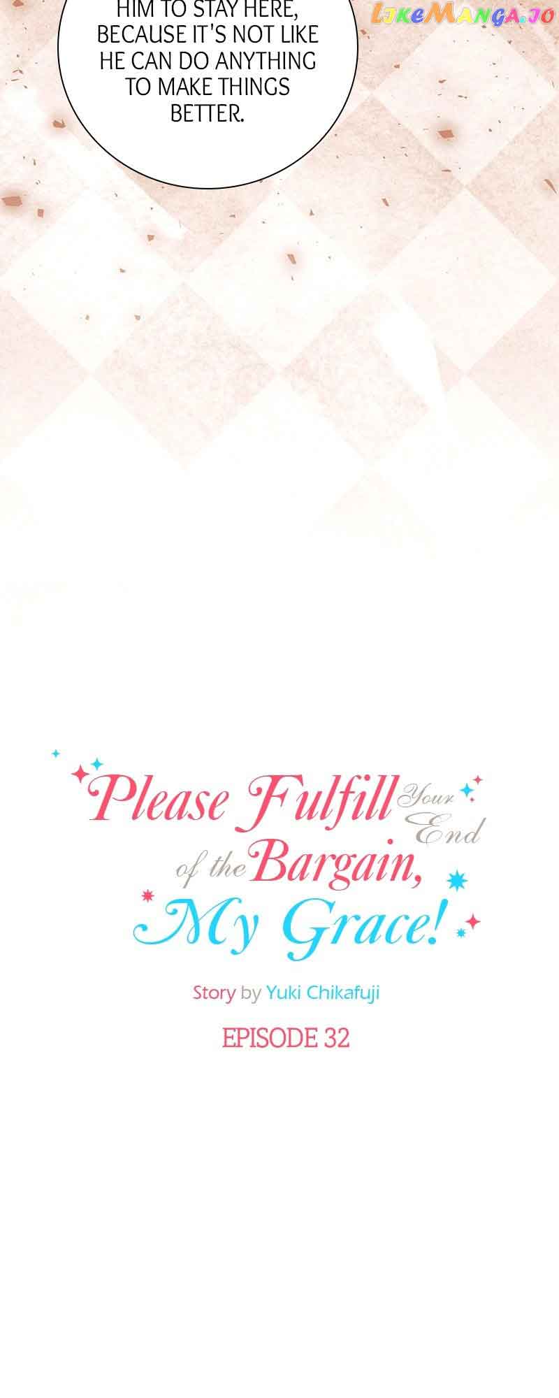 Please Fulfill Your End of the Bargain, My Grace! Chapter 32 page 4