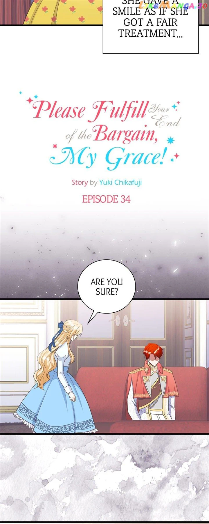 Please Fulfill Your End of the Bargain, My Grace! Chapter 34 page 1
