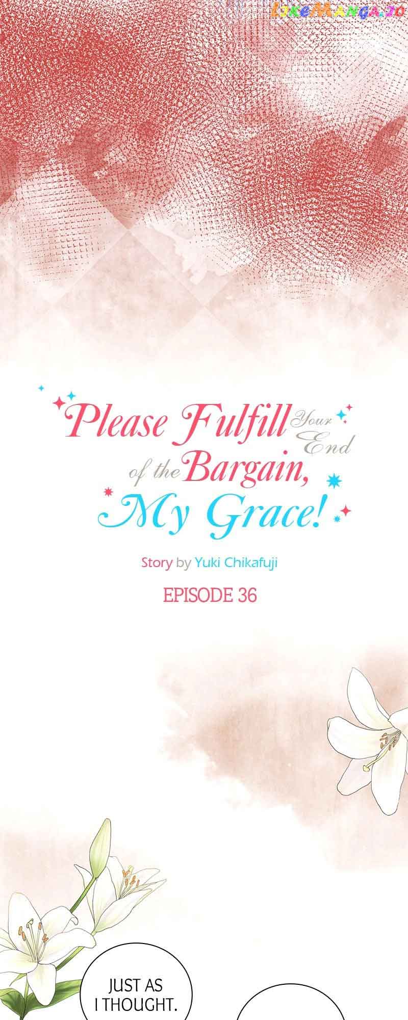 Please Fulfill Your End of the Bargain, My Grace! Chapter 36 page 3