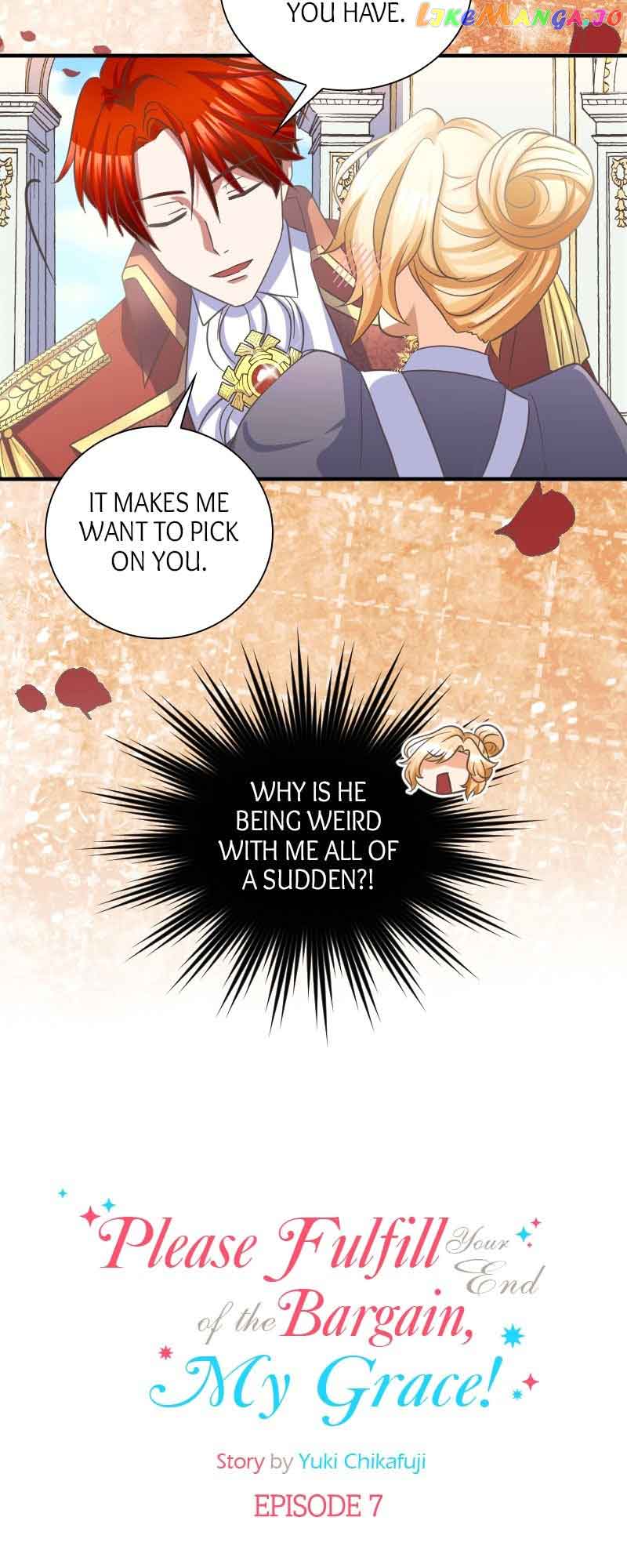 Please Fulfill Your End of the Bargain, My Grace! Chapter 7 page 7