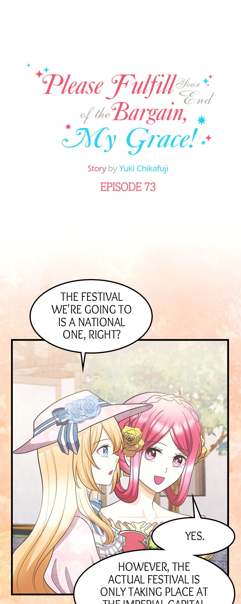 Please Fulfill Your End of the Bargain, My Grace! Chapter 73 page 5