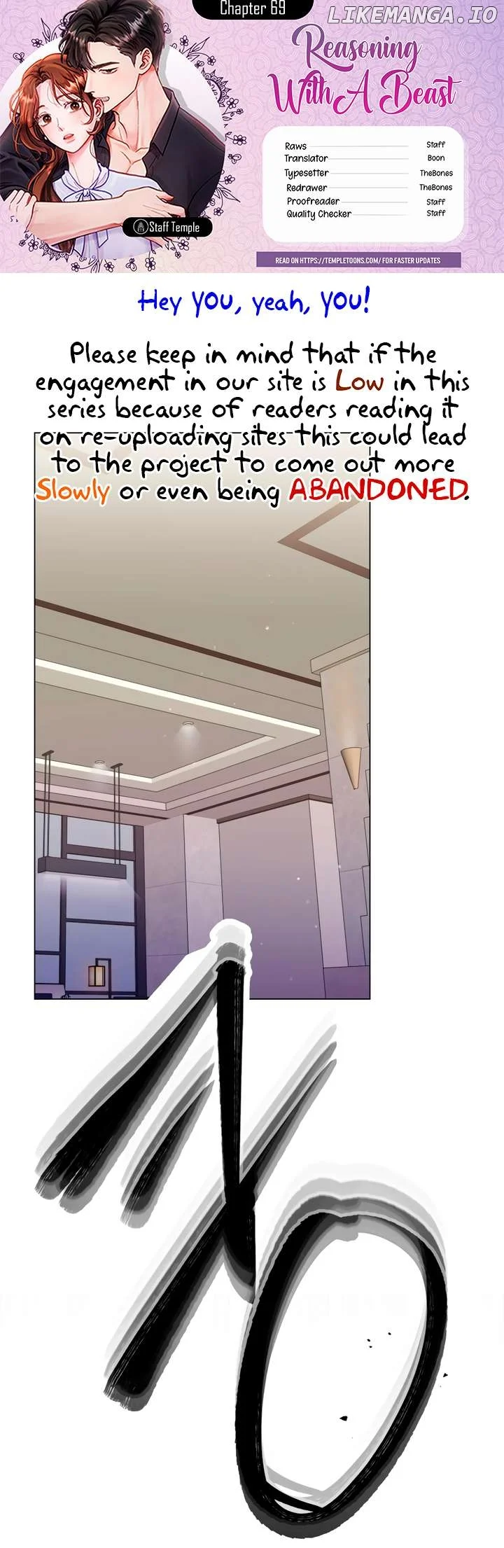 Reasoning With A Beast Chapter 69 page 0