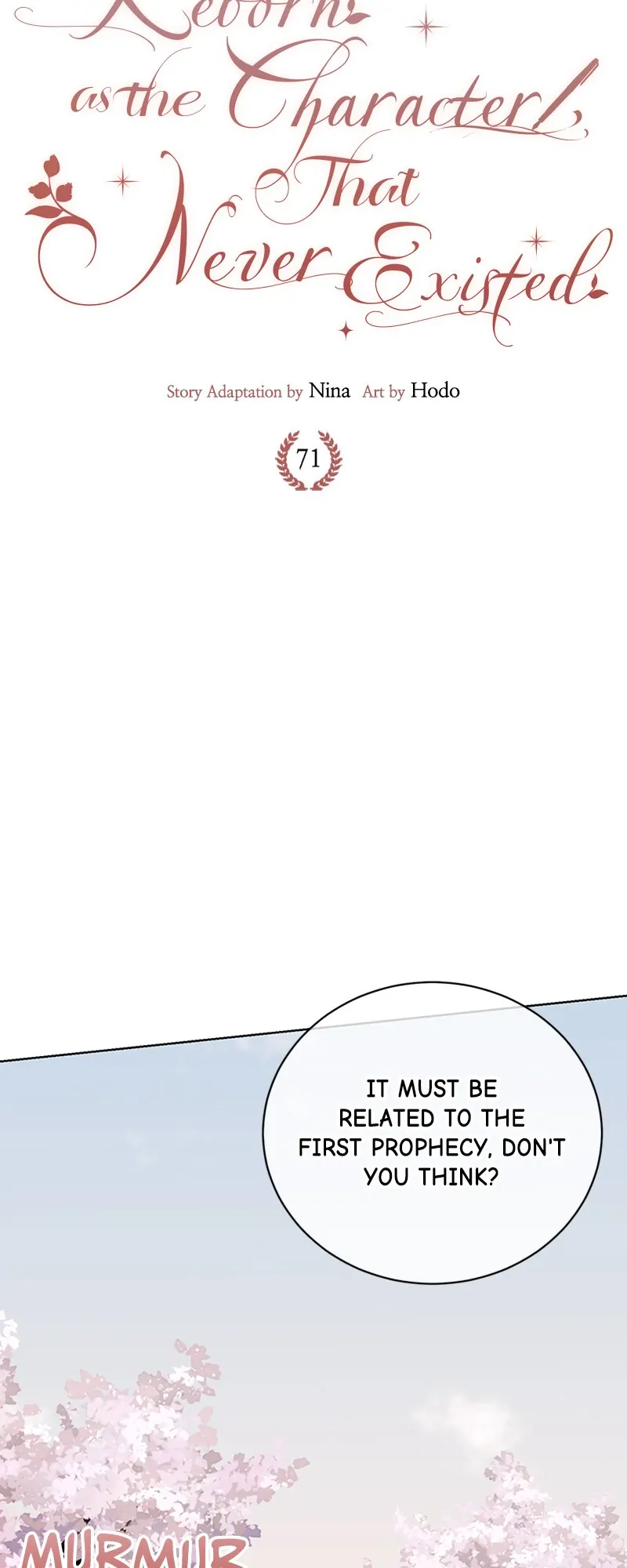 Reborn As a Character That Never Existed Chapter 71 page 31
