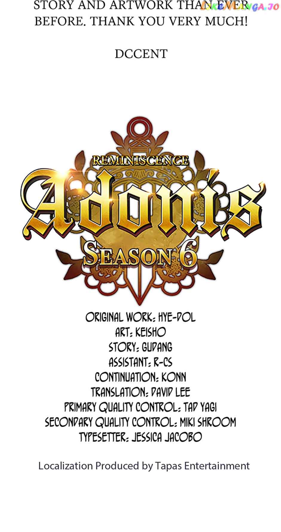 Reminiscence Adonis Chapter 242 page 59