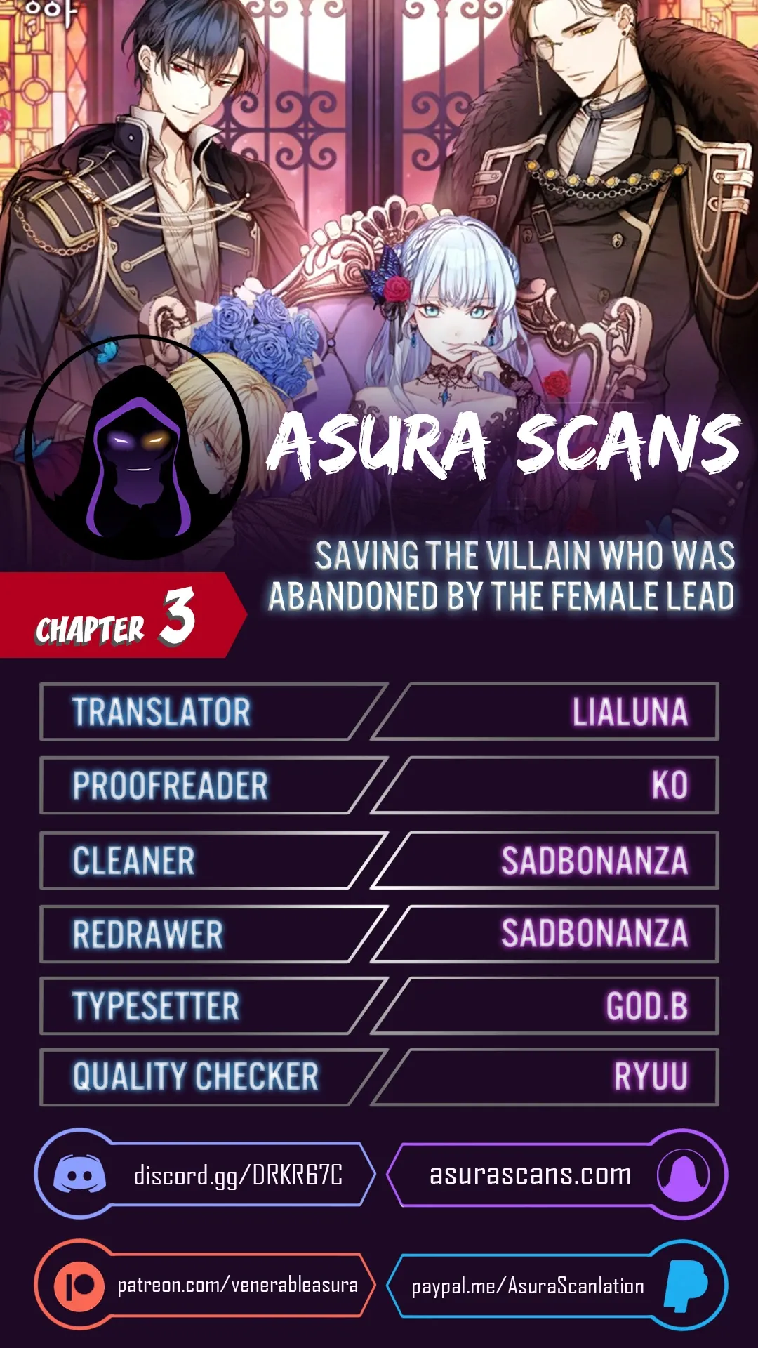 Saving the Villain Who was Abandoned by the Female Lead Chapter 3 page 0