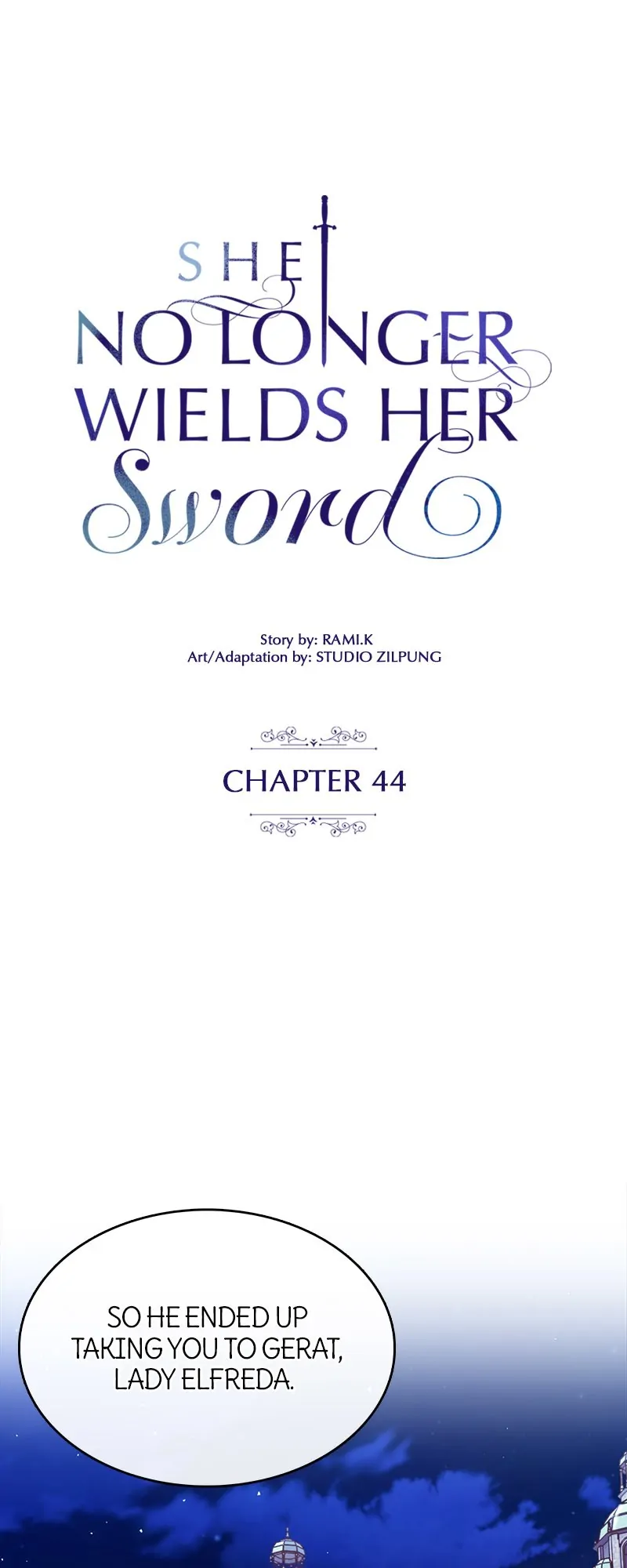 She No Longer Wields Her Sword Chapter 44 page 0