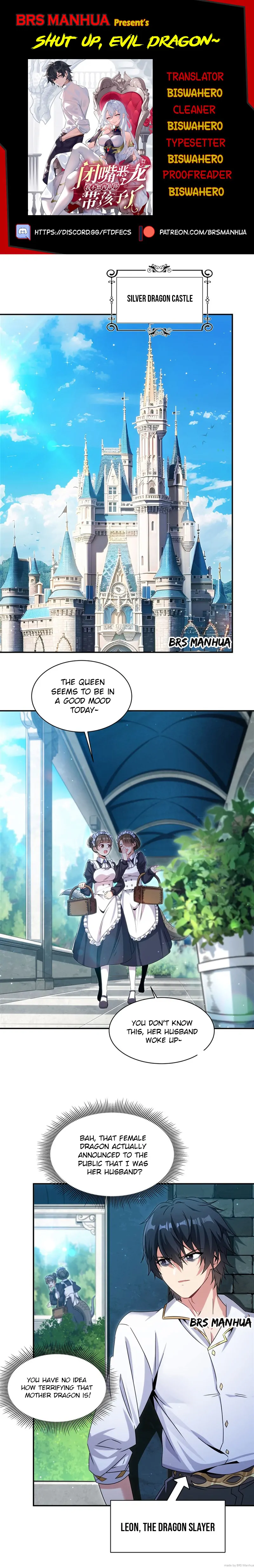 Shut Up, Evil Dragon! I Don’t Want To Raise A Child With You Anymore Chapter 3 page 0