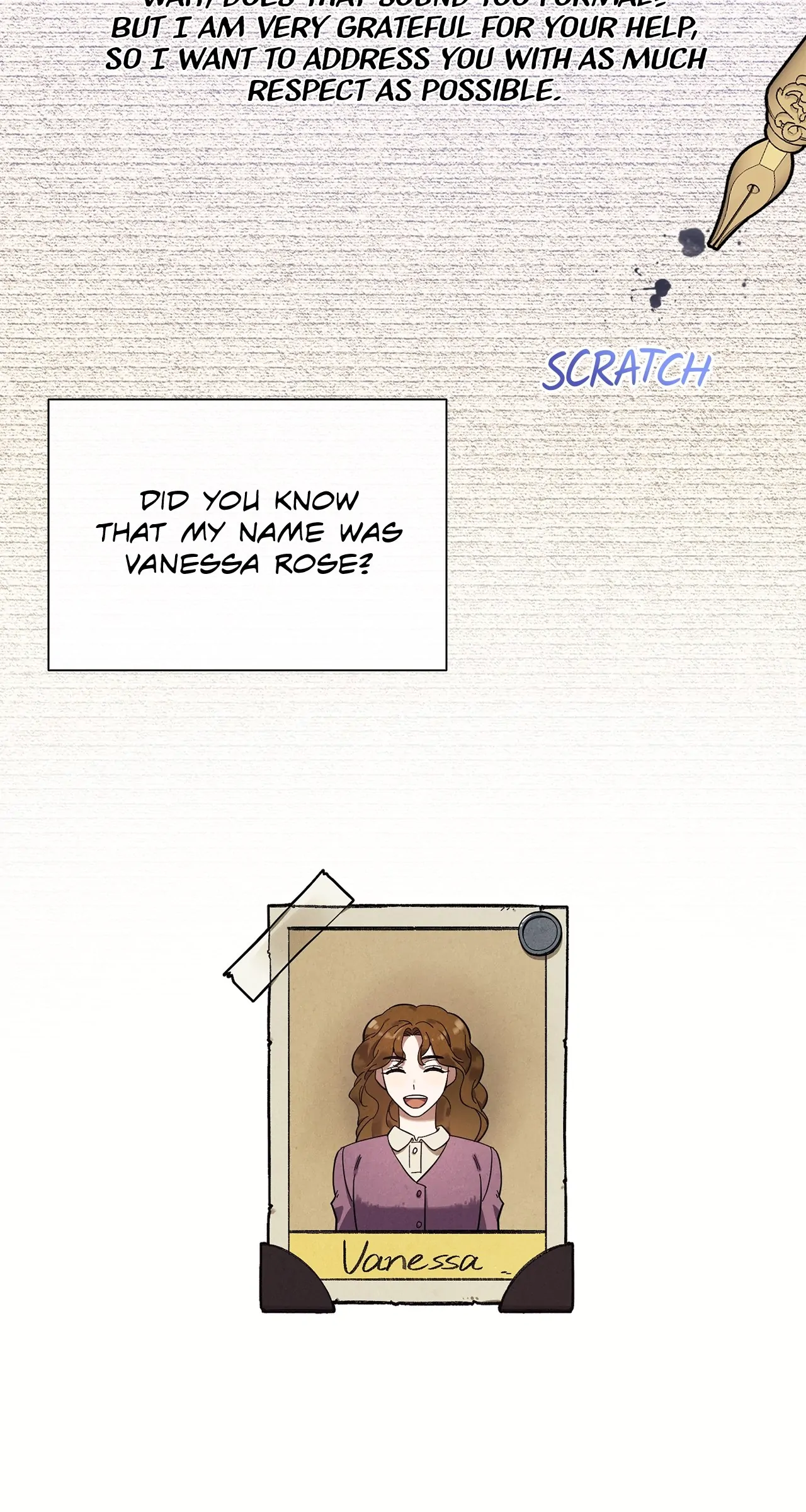 Sincerely, Vanessa Chapter 1 page 18