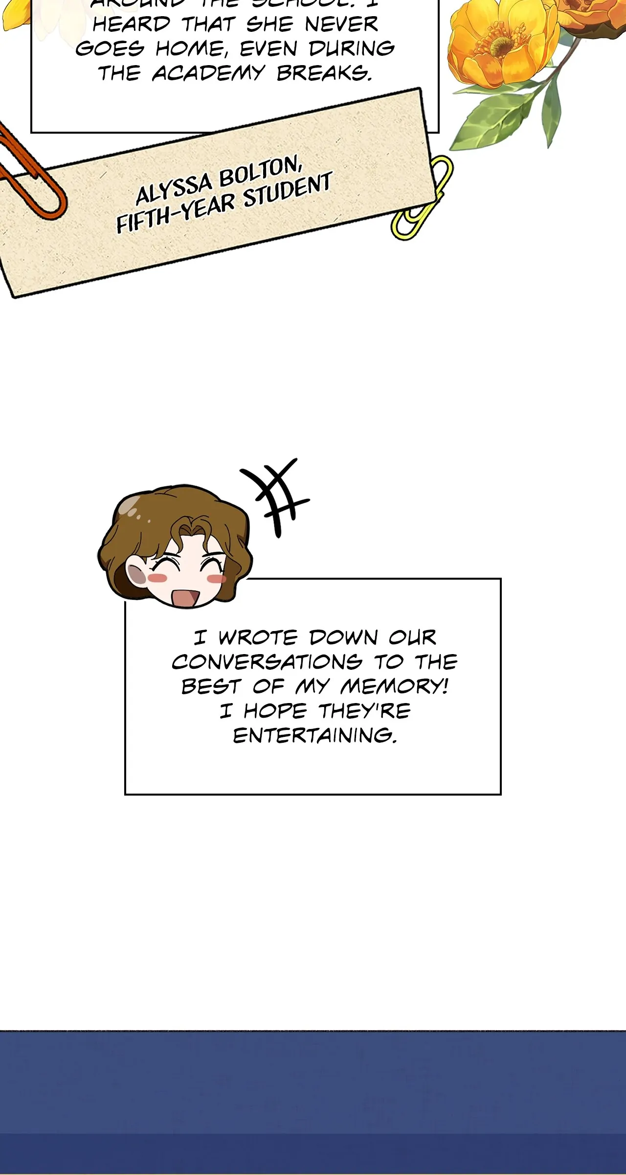 Sincerely, Vanessa Chapter 1 page 65