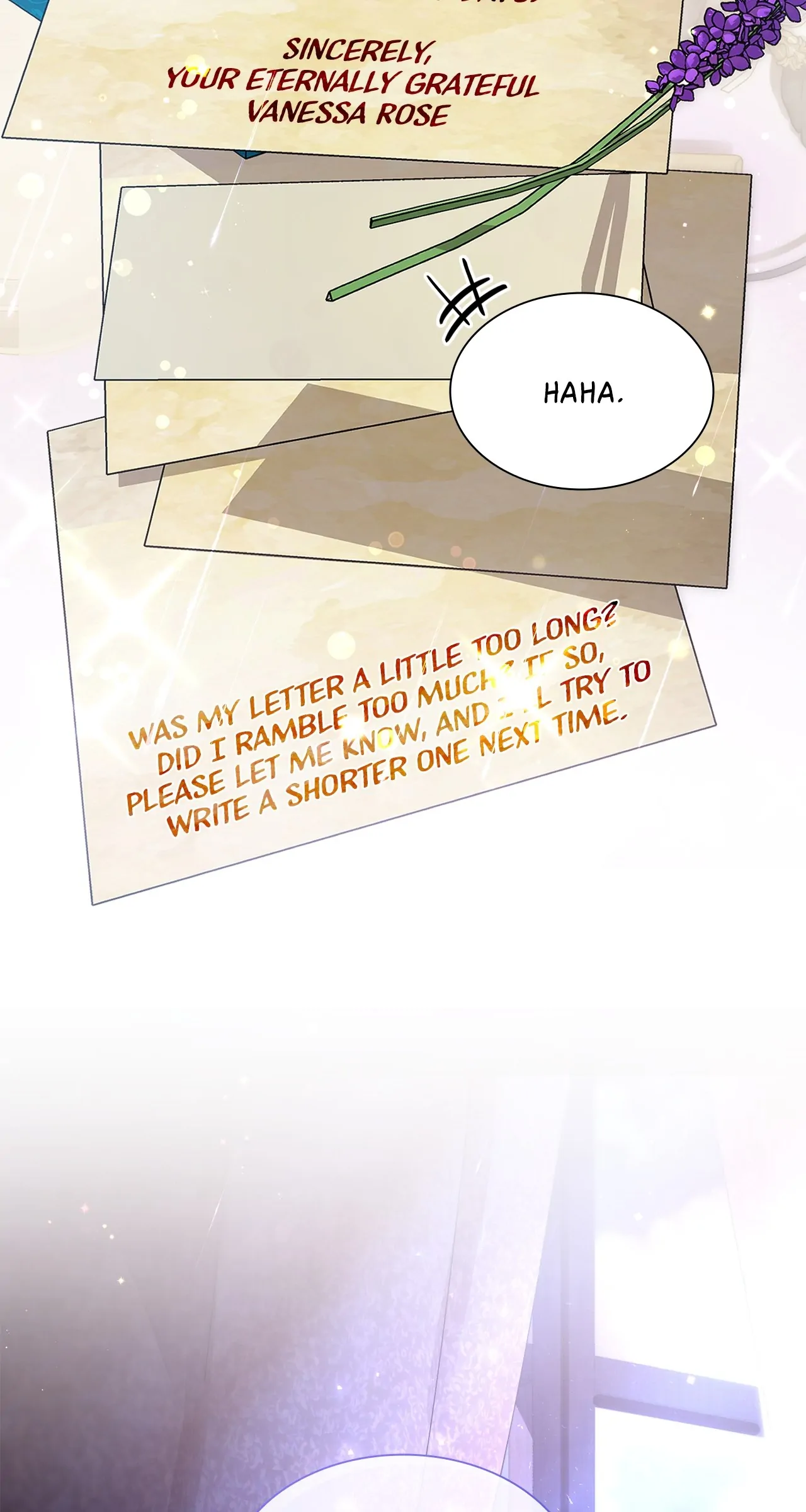 Sincerely, Vanessa Chapter 1 page 96