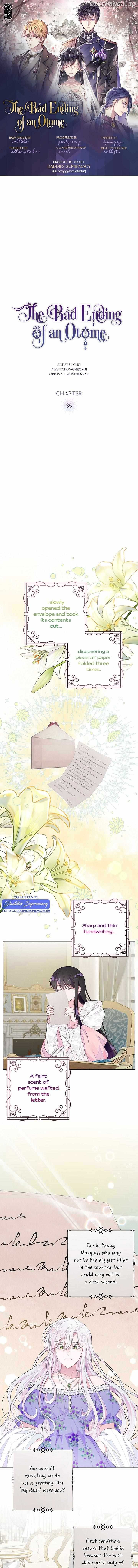 The Bad Ending of an Otome Chapter 35 page 0