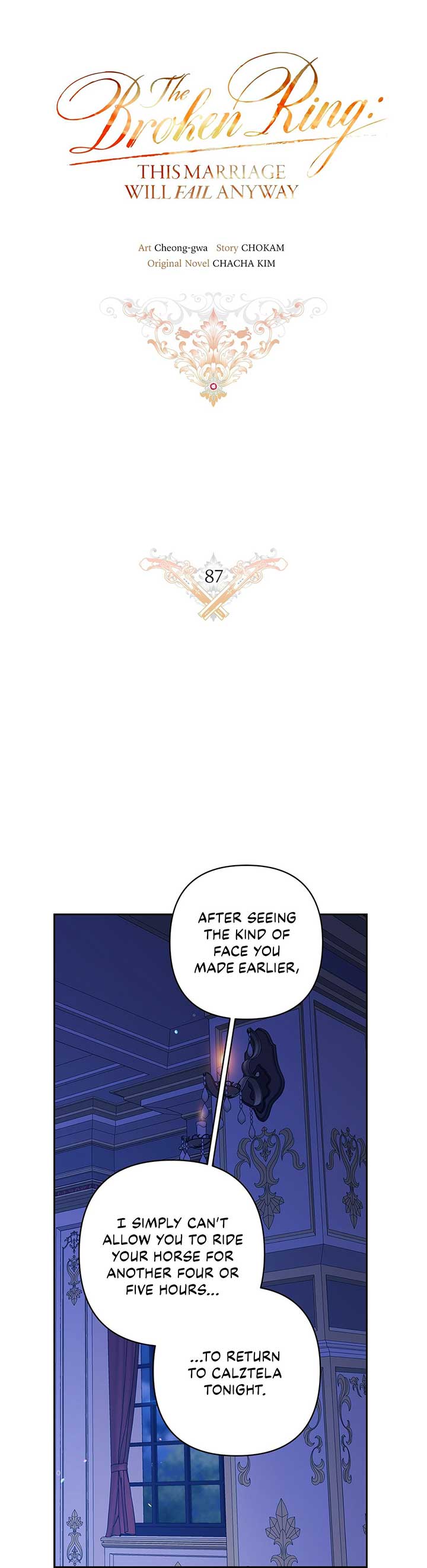 The Broken Ring: This Marriage Will Fail Anyway Chapter 87 page 3