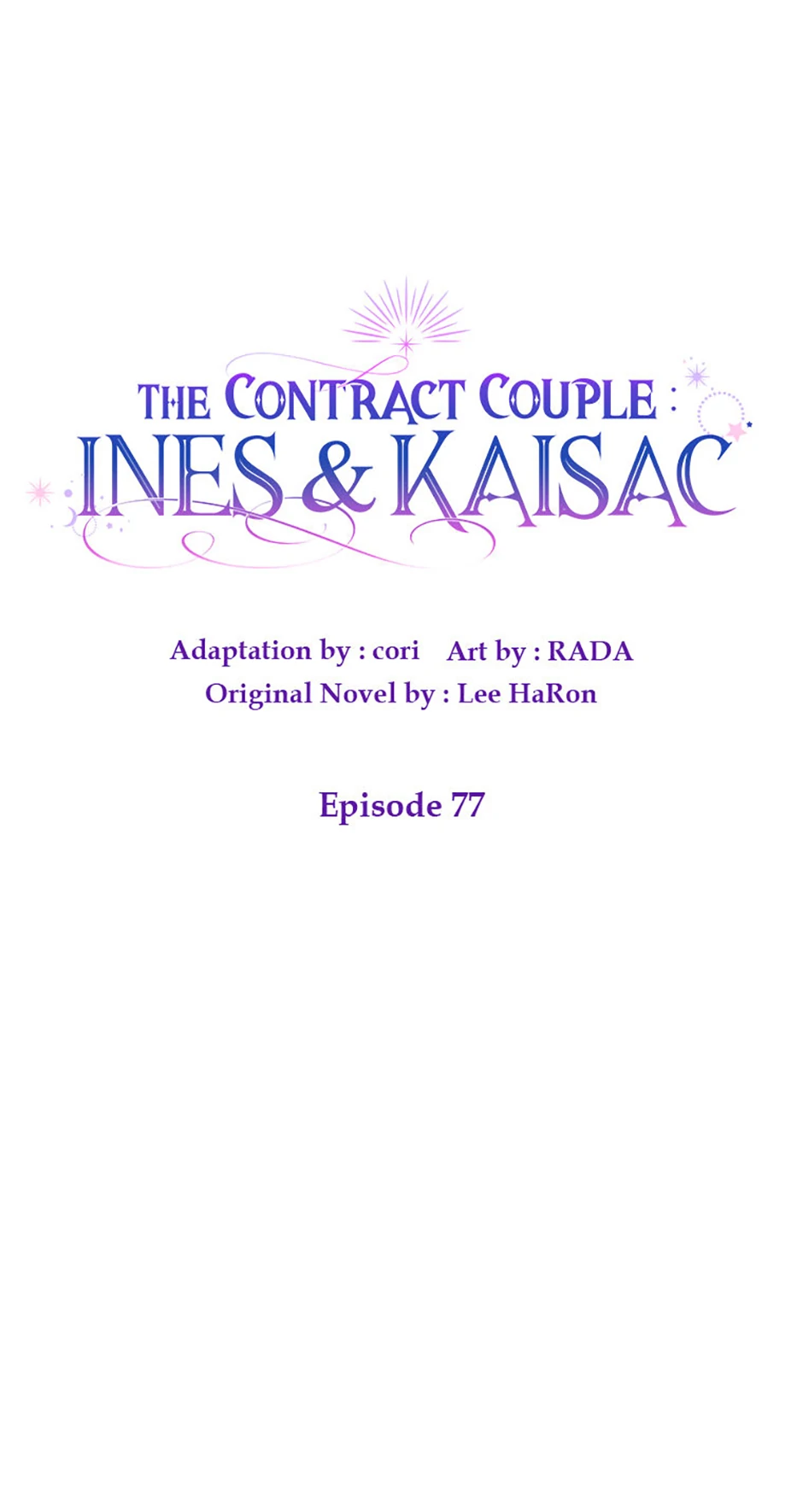 The Contract Couple: Ines & Kaisac Chapter 77 page 63