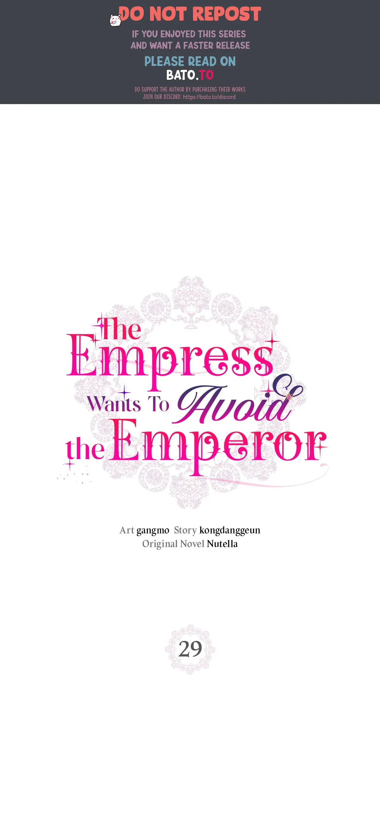 The Empress Wants To Avoid the Emperor Chapter 29 page 0