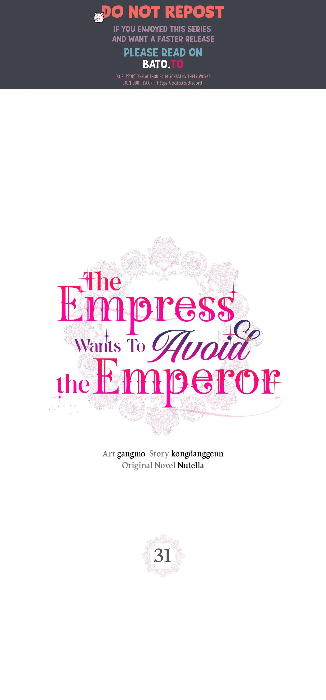 The Empress Wants To Avoid the Emperor Chapter 31 page 0