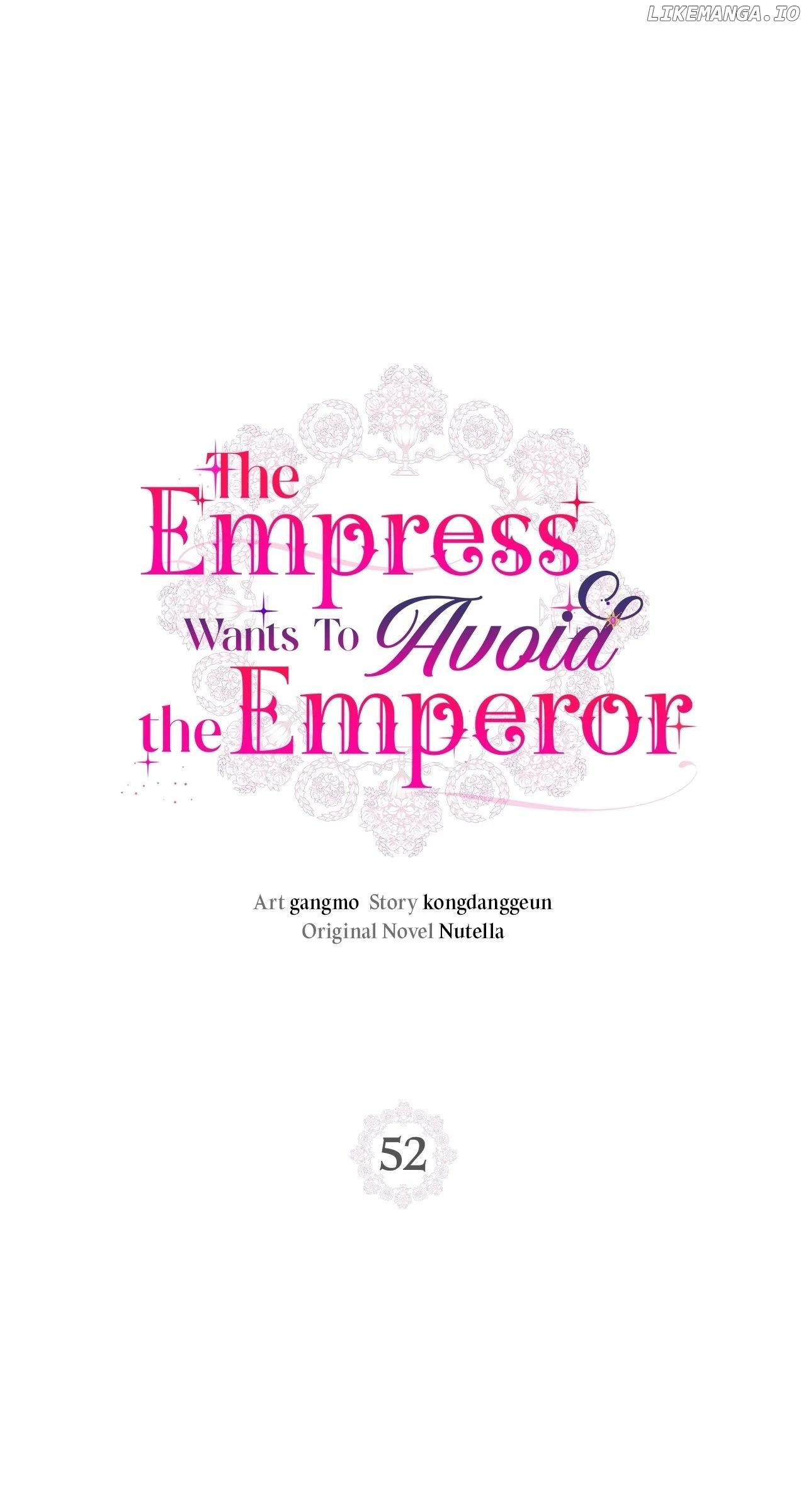 The Empress Wants To Avoid the Emperor Chapter 52 page 1