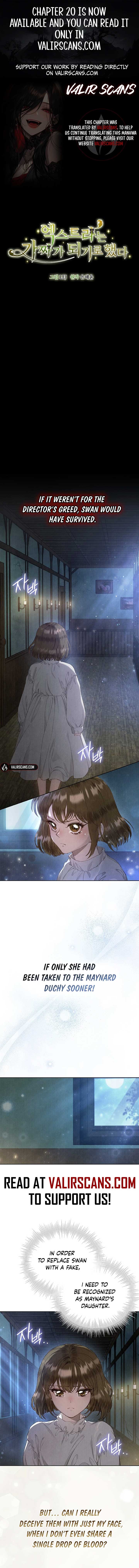 The Extra Decided to Be Fake Chapter 4 page 0