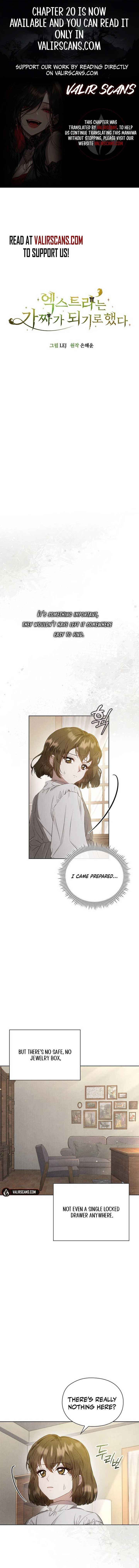 The Extra Decided to Be Fake Chapter 6 page 0