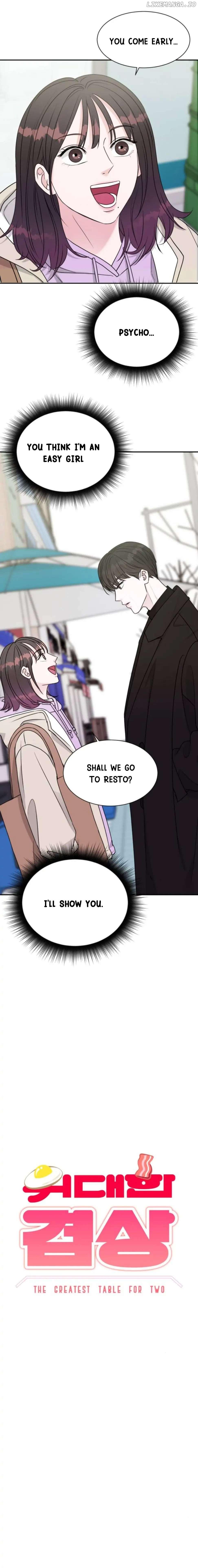 The Greatest Table For Two Chapter 6 page 1