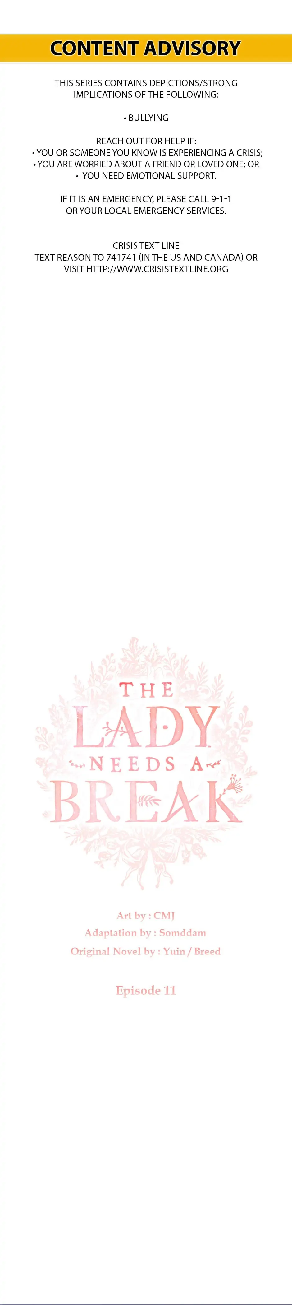 The Lady Wants to Rest Chapter 11 page 1