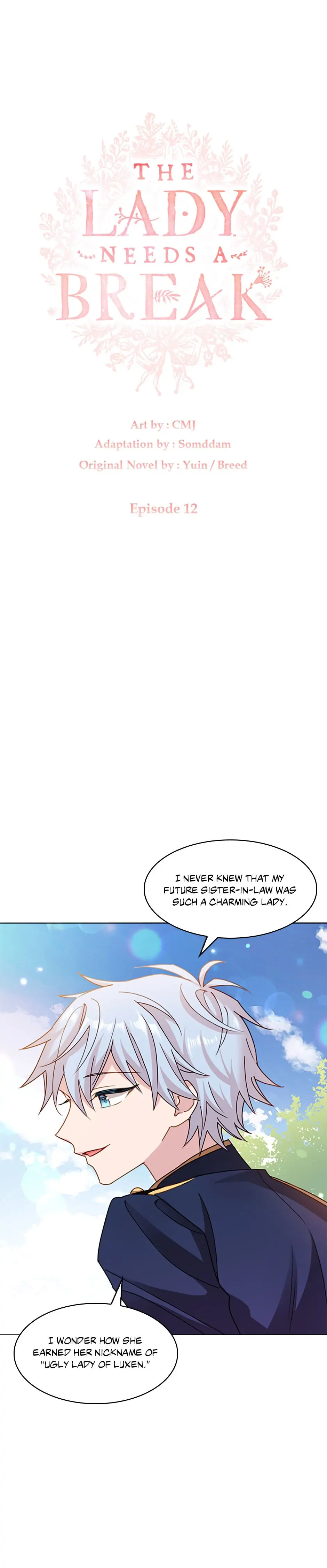 The Lady Wants to Rest Chapter 12 page 1