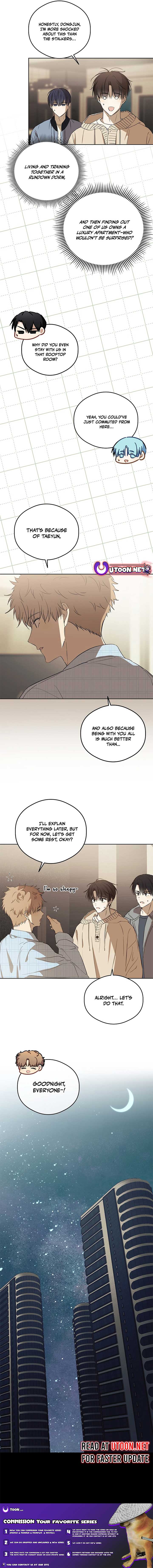 The Maknae Has to Be an Idol Chapter 33 page 9