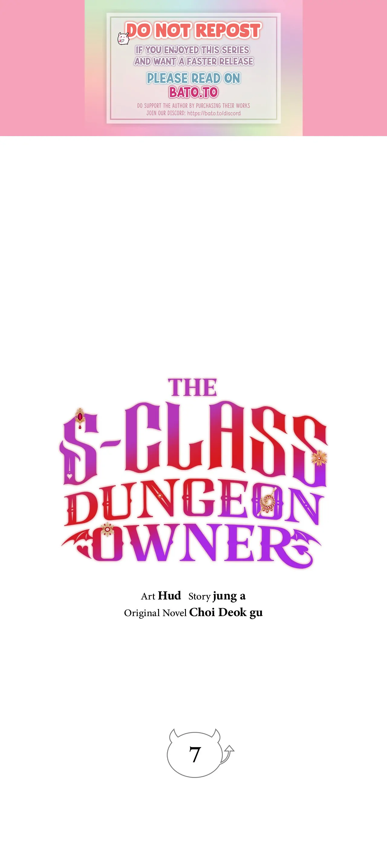 The S-Class Dungeon Owner Chapter 7 page 0