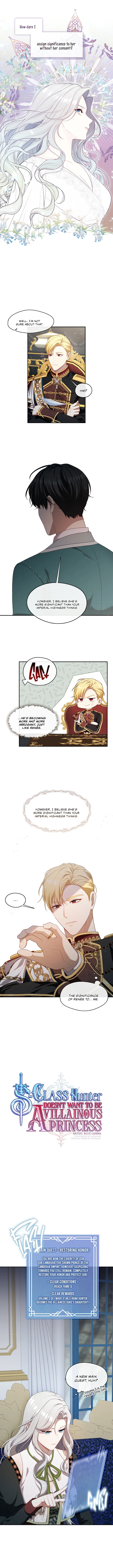 The S-Class Hunter Doesn’t Want to Be a Villainous Princess Chapter 21 page 2