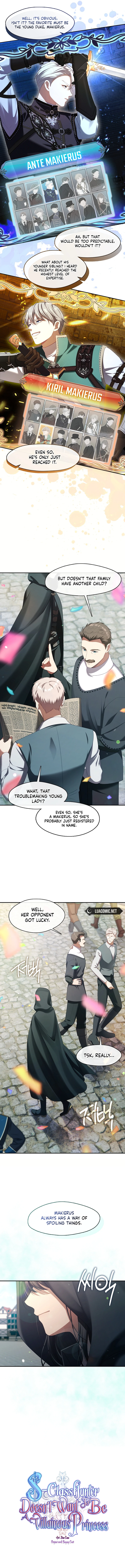 The S-Class Hunter Doesn’t Want to Be a Villainous Princess Chapter 52 page 1