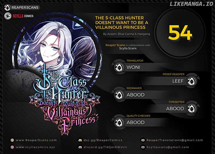 The S-Class Hunter Doesn’t Want to Be a Villainous Princess Chapter 54 page 0