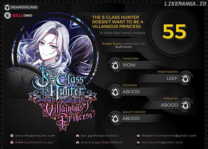 The S-Class Hunter Doesn’t Want to Be a Villainous Princess Chapter 55 page 0
