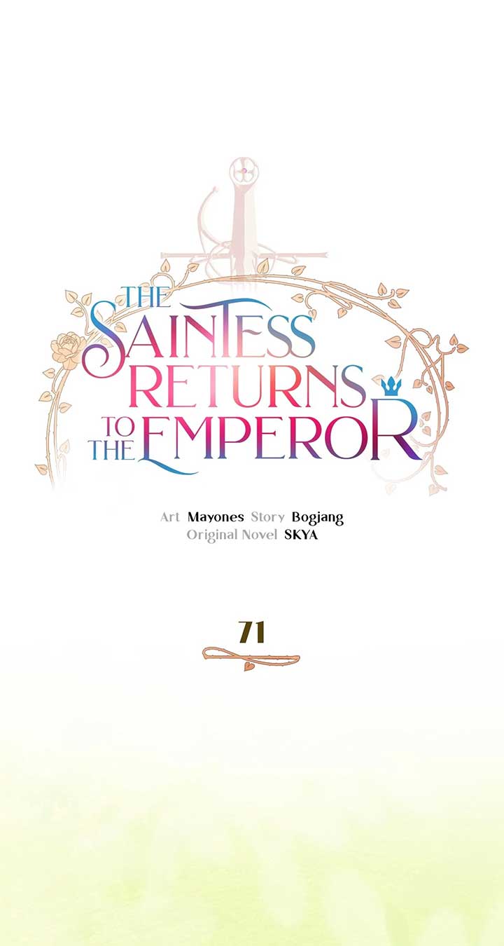 The Saintess Returns To The Emperor Chapter 71 page 22